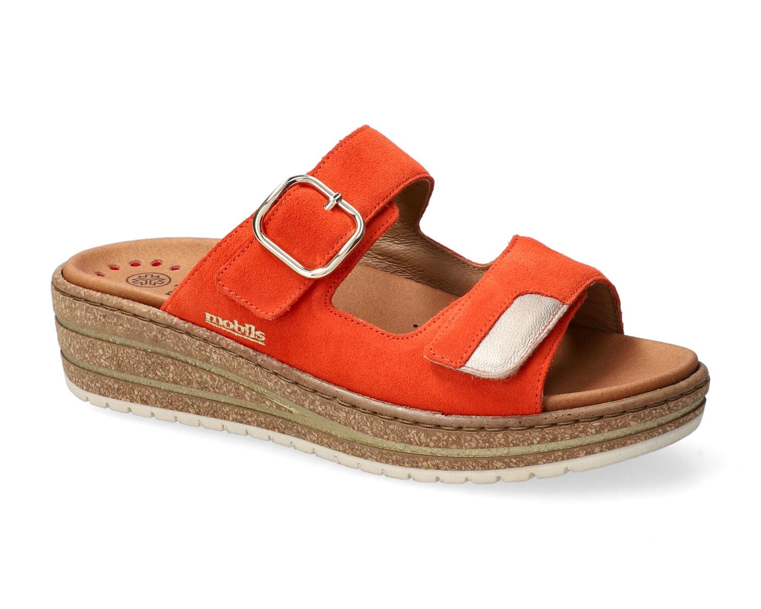 mules femme modèle Randya Orange - Mephisto